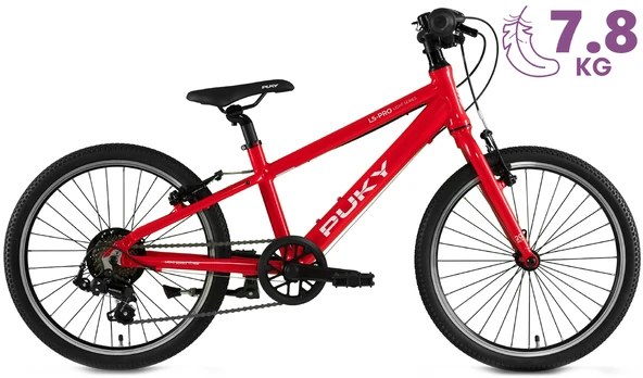 Dviratis PUKY LS-PRO 20 Alu LTD red