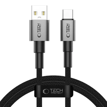 Pilkas USB-A - USB-C 15W / 3A 100cm laidas "Tech-Protect Ultraboost DNA"