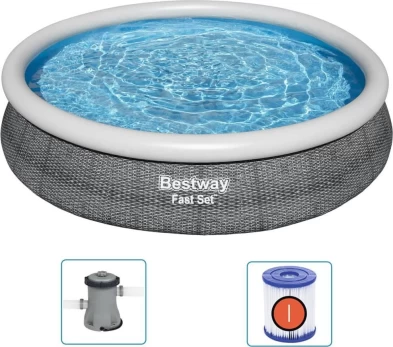 „Bestway BW Fast Set“ baseino rinkinys 366x76 57445