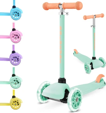 Bold Cube - Children's Scooter - Tenny 3 Wheel Scooter Mint (SKY007)