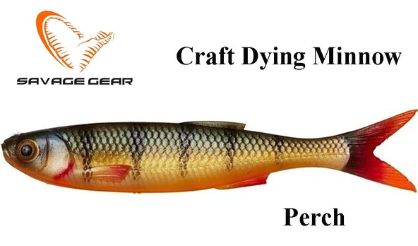 Guminukas Savage Gear Craft Dying Minnow Perch 7.5 cm