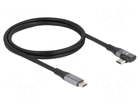 Cable | bidirectional | USB C plug,USB C plug 90° left/right | 1m