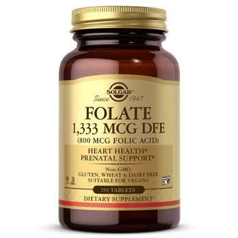 Solgar Folio rūgštis, 250 kapsulių