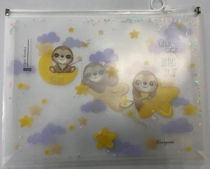 A4+ aplankas su plastikiniu užtrauktuku, "lėtapėdis"