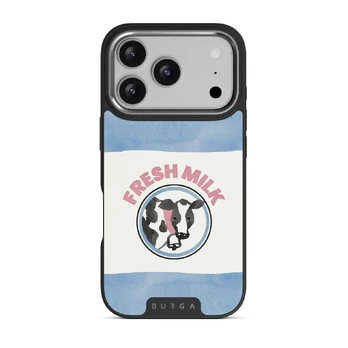 Milkshake - iPhone 17 Pro Case, Elite Dark (MagSafe) / Silver