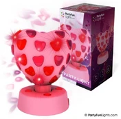 Partyfunlights Hjerte disco lampe Ø:15,5cm kaina
