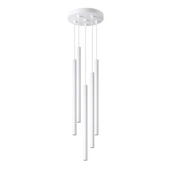 Pendant lamp PASTELO 5P white gaismeklis