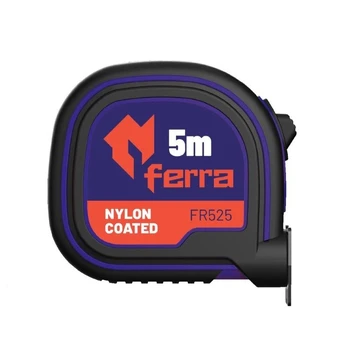 Ruletė Ferra 5mx25mm, magnetinė