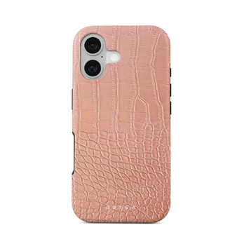 Pink Croco - iPhone 17 Case, Tough (MagSafe) / N/A