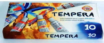 Koh I Noor Tempery dažai 10 spalvų 16 ml