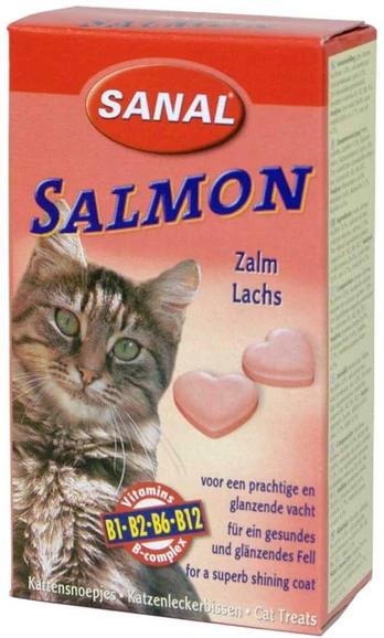 SANAL Cat salmon Pašaro papildas katėms su lašiša 50 g