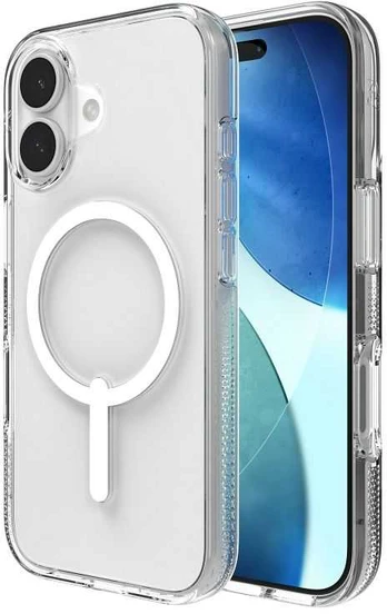 ZAGG case CRYSTAL PALACE SNAP compatible with MagSafe for IPHONE 17 clear