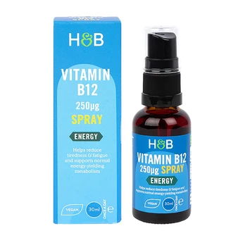 HOLLAND & BARRETT B12 250 µg maisto papildas, 30 ml
