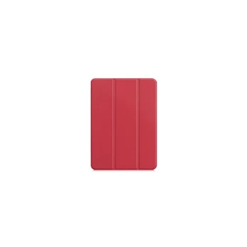 iLike Galaxy Tab S8 Plus 12.4 Tri-Fold Eco-Leather Stand Case Coral Pink