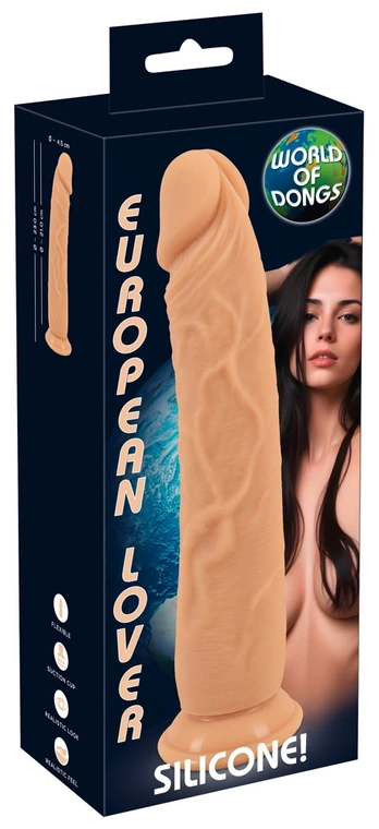 European Lover Silicone! realistiškas dildo