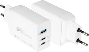 Good Connections GC USB-Schnellladegerät 65W mit GaN-Technologie, 2xUSB-C+1xUSB-A, PD 3.0, QC 3.0 kaina