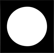 Focus Passepartout 40x40 / Round 30 dia Black w. black core kaina