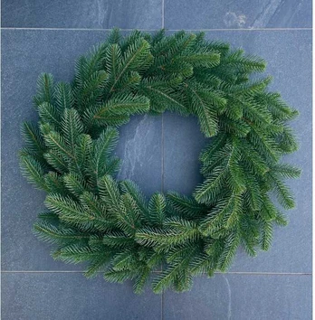 PE Christmas wreath Lux 60 cm žalias