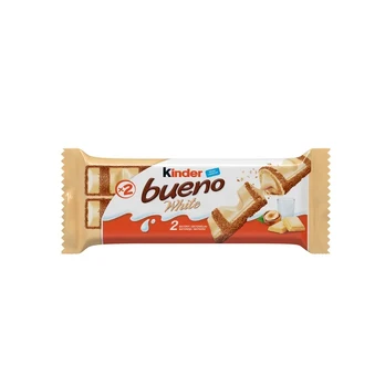 Šokoladinis batonėlis KINDER BUENO WHITE, 43 g
