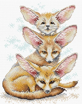 Fennec Fox Family SM-509