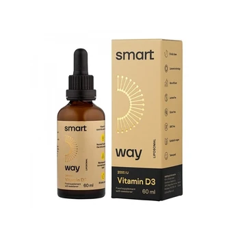 SMART WAY skystas liposominis vitaminas D3 2000UI, 60 ml