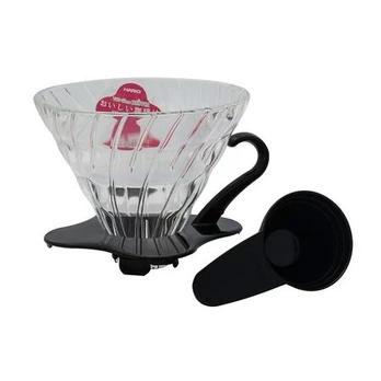 Hario V60 Glass Drip 02 - Juodas