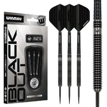Smiginio strėlytės Winmau Blackout 1, 28 g, 90 % volframo