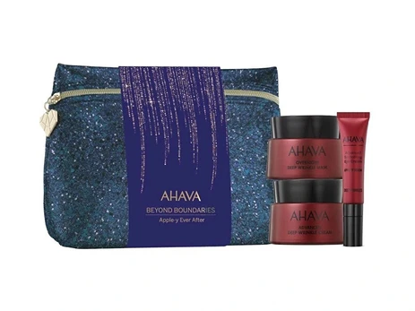 AHAVA Apple-y Ever After skin care gift set Moterims