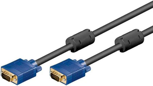 Kabelis VGA Goobay M/M Gold mėlyna - 1,8m