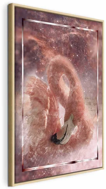 Artgeist Paveikslas - Space Flamingo (1 Part) Vertical