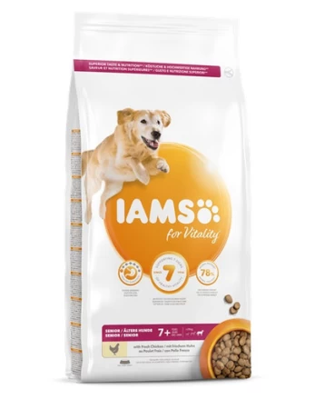 IAMS For Vitality Senior Large Breed Chicken 12 kg