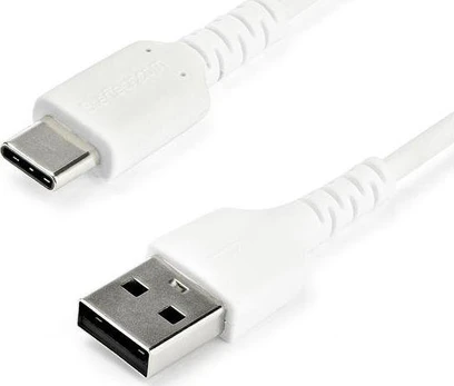 StarTech 1 M USB 2.0 Į USB C KABELAS / KABELIS Baltas ARAMID FIBER