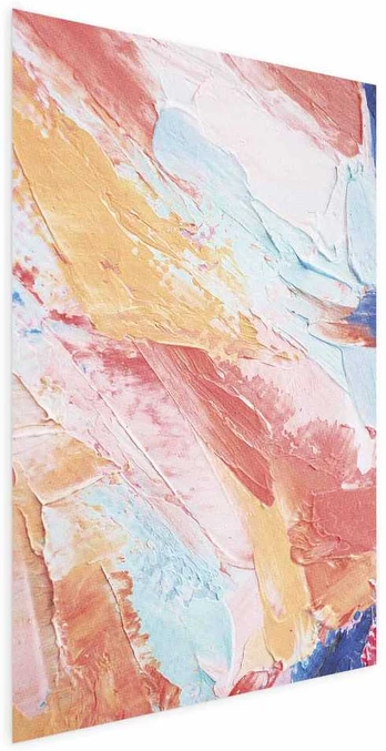 Artgeist Plakatas - Colorful Harmony - dynamic color transitions in pastel tones