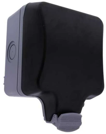 Deltaco Weatherproof box for 86 mm socket, IP68, pilkas