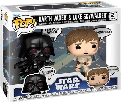 Funko POP pack 2 figures Star Wars Darth Vader & Luke Skywalker