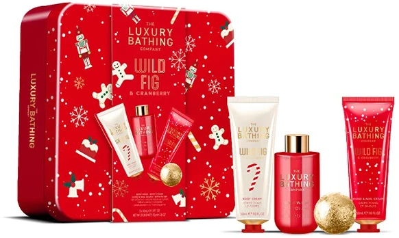 Grace Cole Gift set in a tin box Fig & Cranberry 4 pcs