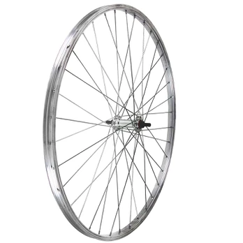 Priekinis ratas 28/29'' CTB, pramoniniai guoliai, 36H (sidabrinis)