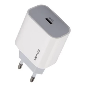 Adapteris Usams CC118TC01, balta, 20 W