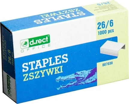 D.rect 26/6 segtukai, 1000 vnt.