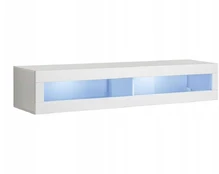 Vitrina ASM Fly 51, balta, 150 cm x 29 cm x 30 cm kaina