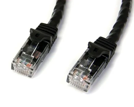 StarTech.com N6PATC3MBK tinklo kabelis 3 m Cat6 U/UTP (UTP) Juoda