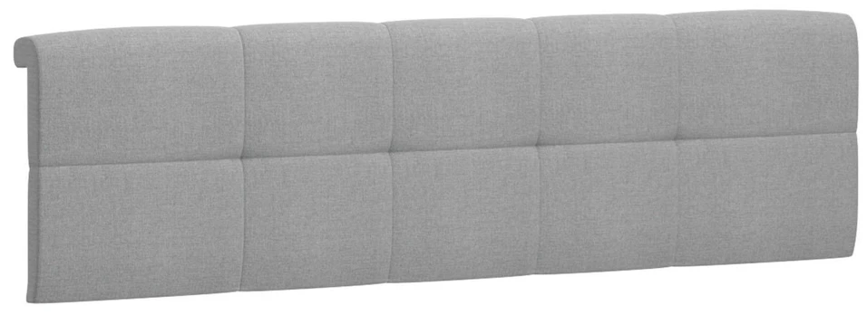 Lovos galvūgalis dvigulė Headboard Upholstered Cover, pilka