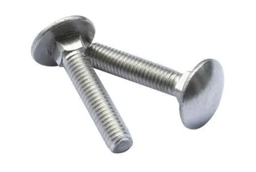 Baldiniai varžtai DIN603 M6 x 50 mm, 10 vnt., cinkuoti