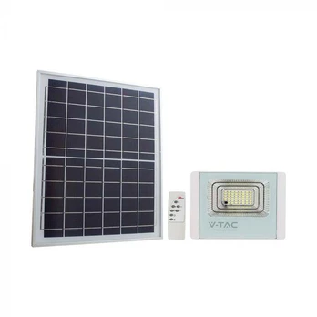 V-tac 12W LED prožektorius su saulės baterija, baltas, 4000K