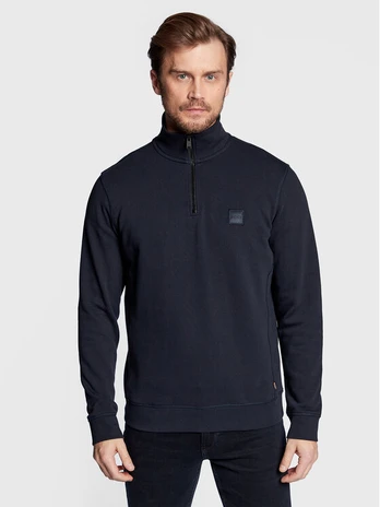 Boss Džemperis Zetrust 50468926 Tamsiai mėlyna Regular Fit