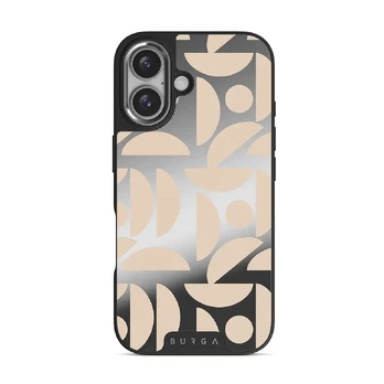 Moonlight - iPhone 16 Case, Elite Mirror Dark (MagSafe) / Silver