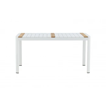 Lauko stalas Togo, 150x90 cm, Balta/Akacija