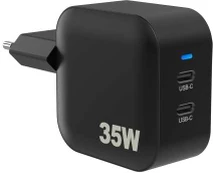 Sinox PRO 230V 2xUSB-C PD įkroviklis 35W. Rūšis