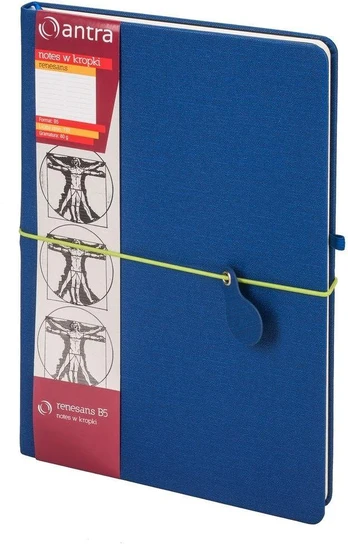 Antra Notes B5 Dots Navy Renaissance