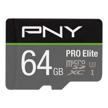PNY PRO Elite microSDXC 64GB + Adapteris SD
